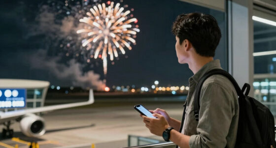 Firework Strike Delta Flight 1076