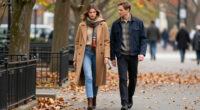 Kaia Gerber And Lewis Pullman Are Ready For Fall In Their Autumnal Couple Style
