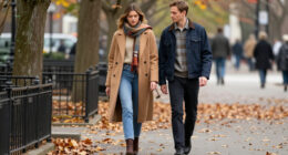 Kaia Gerber And Lewis Pullman Are Ready For Fall In Their Autumnal Couple Style