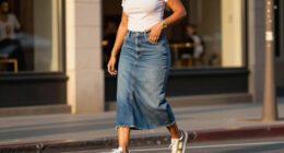 Rihanna Introduces A New Fashion Statement—the Skean (Skirt-Jean)