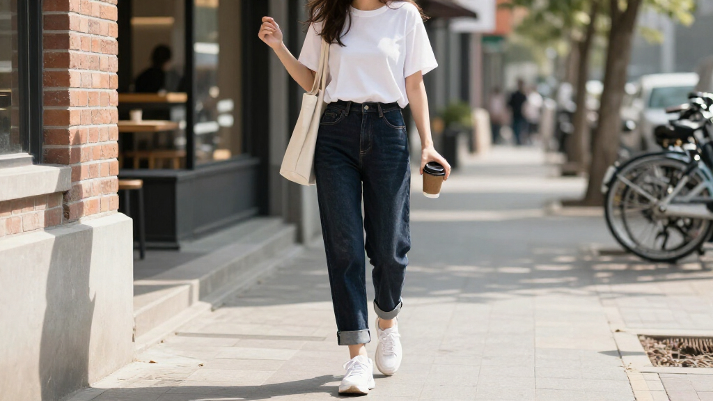 $110 Jeans, A Graphic Tee, And This Shoe Trend Are All You Need To Look Chic This Fall