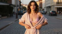 Daisy Edgar-Jones Wears Visible, Bubblegum-Pink Underwear To A Sense And Sensibility Screening In London