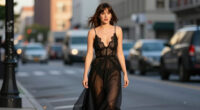 Dakota Johnson Goes Sheer For The U.K. Verity Screening