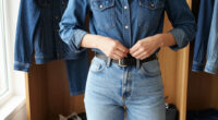 Tate McRae Made A Case For Double Denim At Calvin Klein