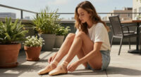 Zoë Kravitz Wears The Ballet Flat Update Beloved By Cool Girls