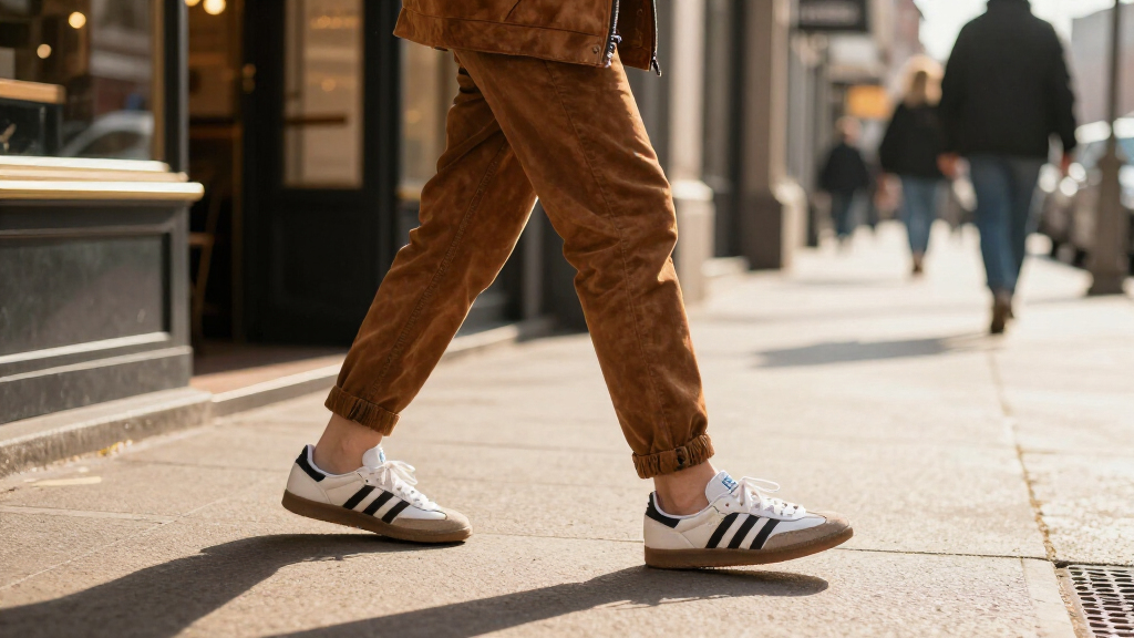 Adidas Put A Zippered Suede Jacket On The Samba