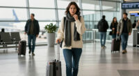Bella Hadid Layers Up In Cozy Knits As She Boards A Flight On Her 30Th Birthday