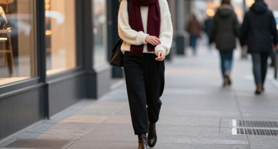 If You're Going To Wear Black Trousers This Winter, At Least Try Styling Them With This Anti-Black Flats Color