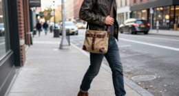 Tom Hardy's Sustainable (And Affordable) Man Bag Is Built For An ’80S Action Film